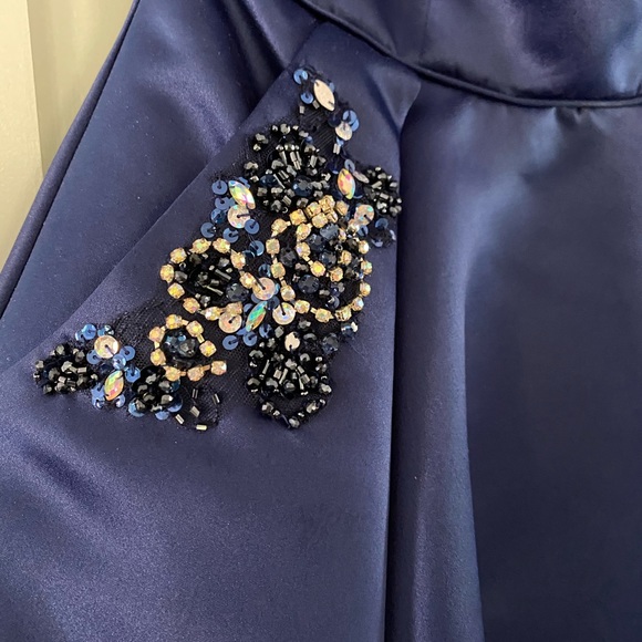 Dresses & Skirts - NBW Navy Morilee Strapless Short Dress